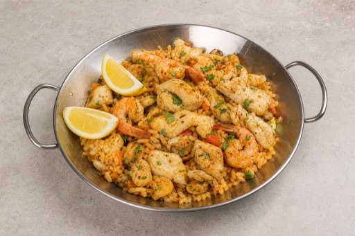 Photorealistic HR Mixed seafood platter seafood P05 food image by VDAMO