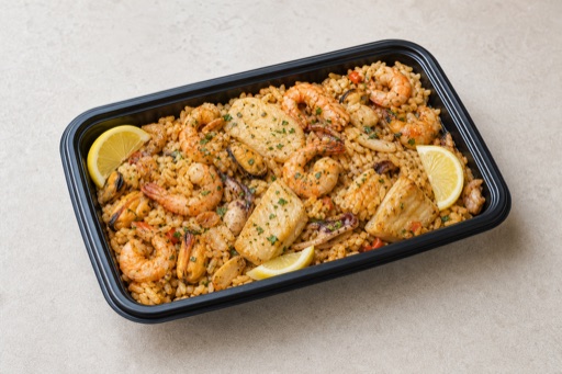 Photorealistic HR Mixed seafood platter seafood P06 food image by VDAMO
