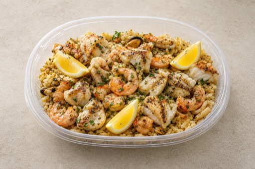 Photorealistic HR Mixed seafood platter seafood P07 food image by VDAMO