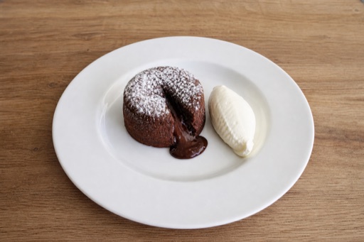 HU Chocolate lava cake dessert menu photo, Hungary menu images by VDAMO