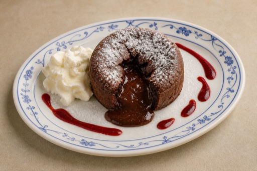 HU Chocolate lava cake dessert P03 — Hungary dish