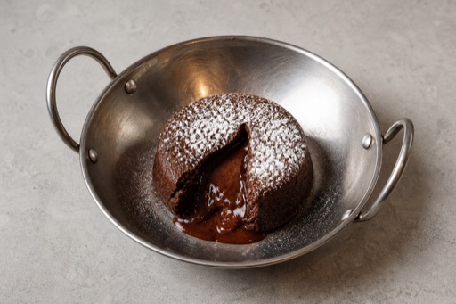 HU Chocolate lava cake dessert P05 — Hungary dish