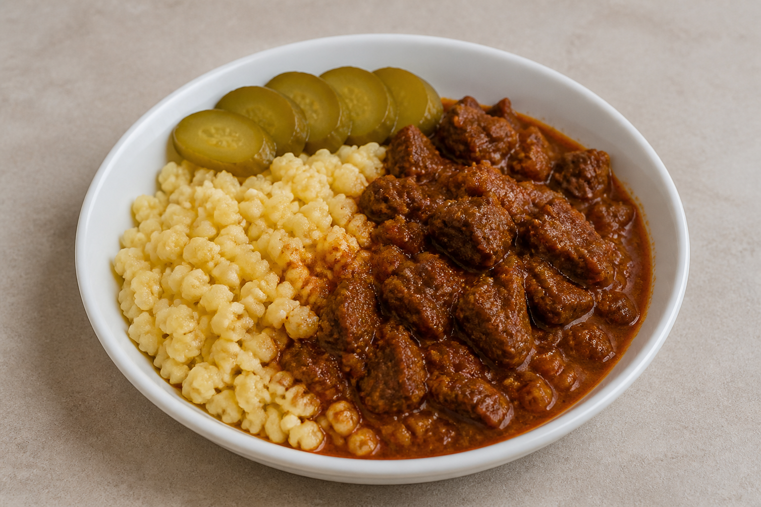 Hungarian daily plate P04 — Hungary dish