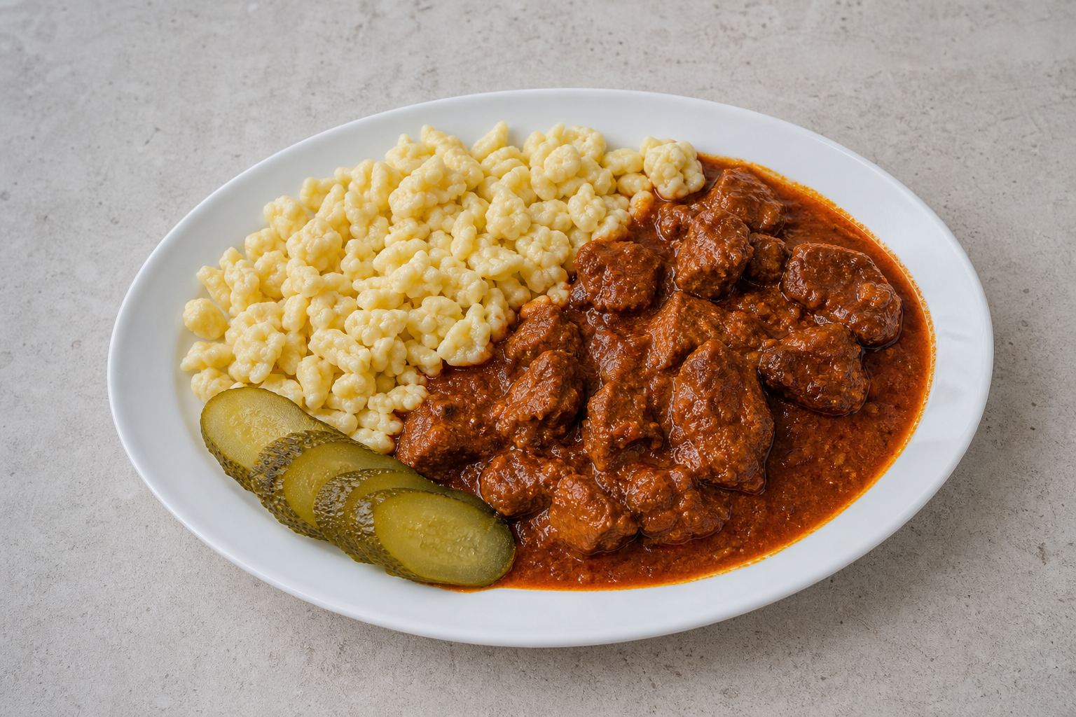 Hungarian daily plate P03 — Hungary dish