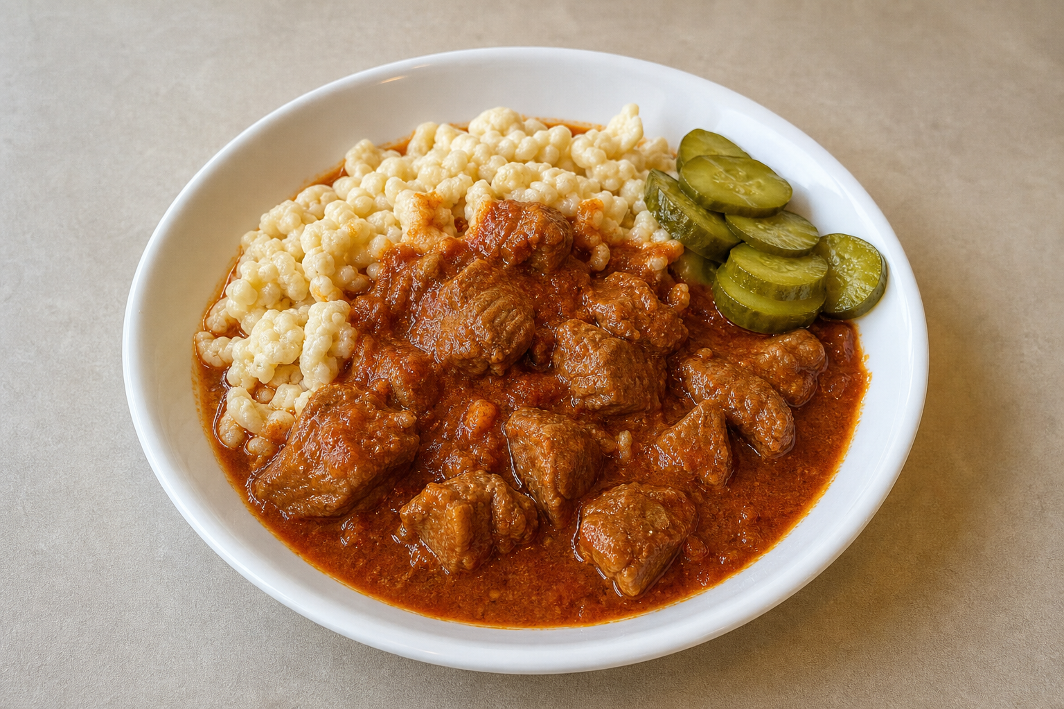 Hungarian daily plate P04 — Hungary dish