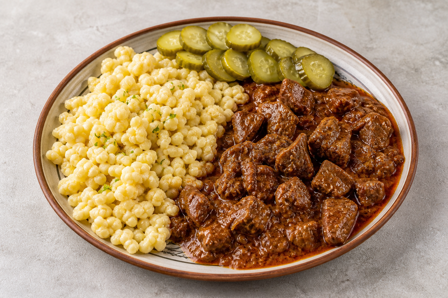 Hungarian daily plate P10 — Hungary dish