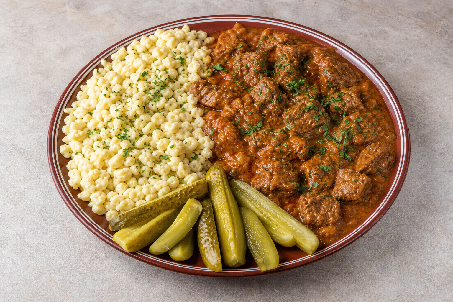 Hungarian daily plate P10 — Hungary dish