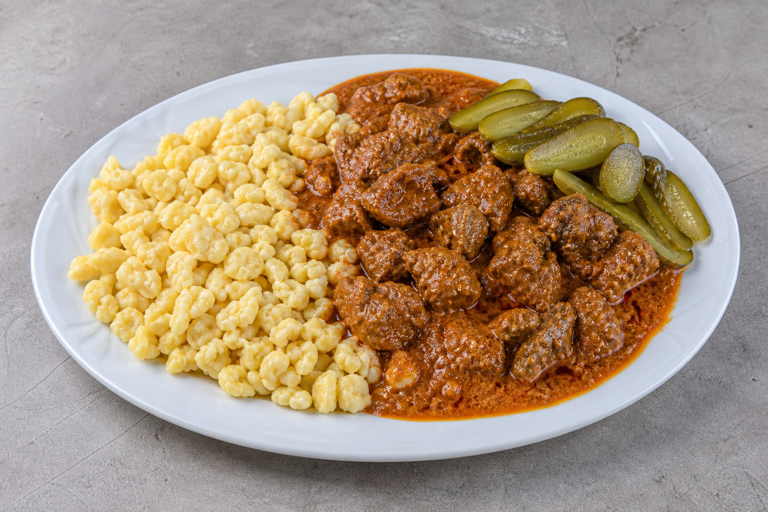 Hungarian daily plate P03 — Hungary dish