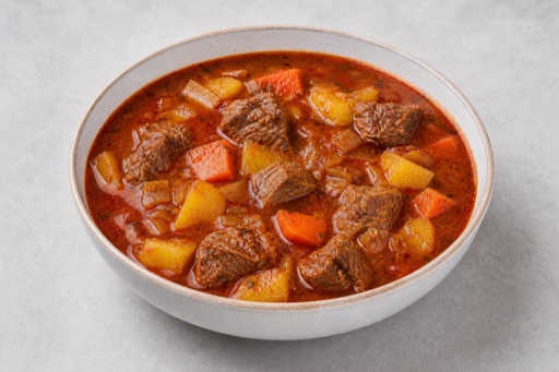 Photorealistic Hungarian gulyas P05 food image by VDAMO