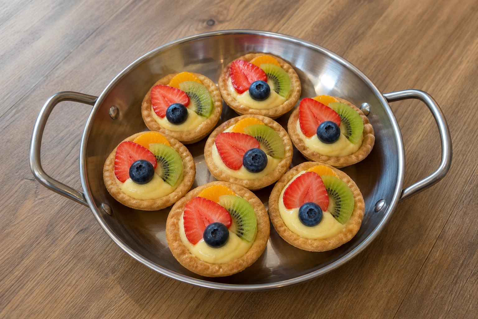 HU Mini fruit tart street-food P05 — Hungary dish