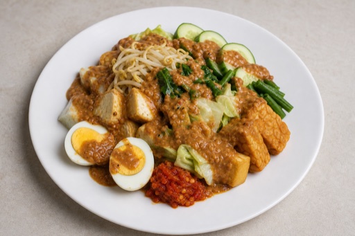 Photorealistic Gado-gado P01 food image by VDAMO
