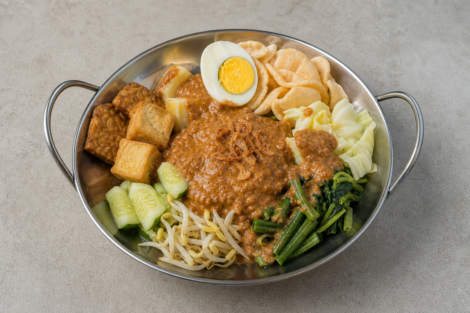 Photorealistic Gado-gado P05 food image by VDAMO