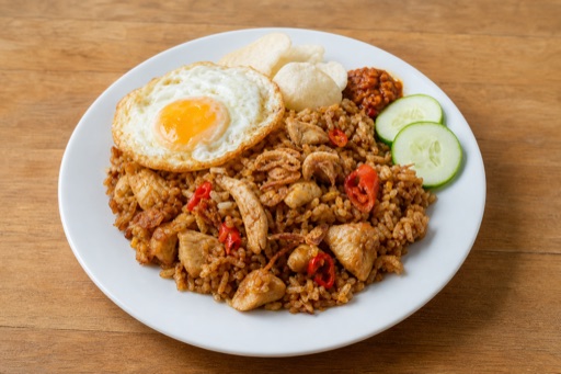Photorealistic Indonesian nasi goreng P09 food image by VDAMO