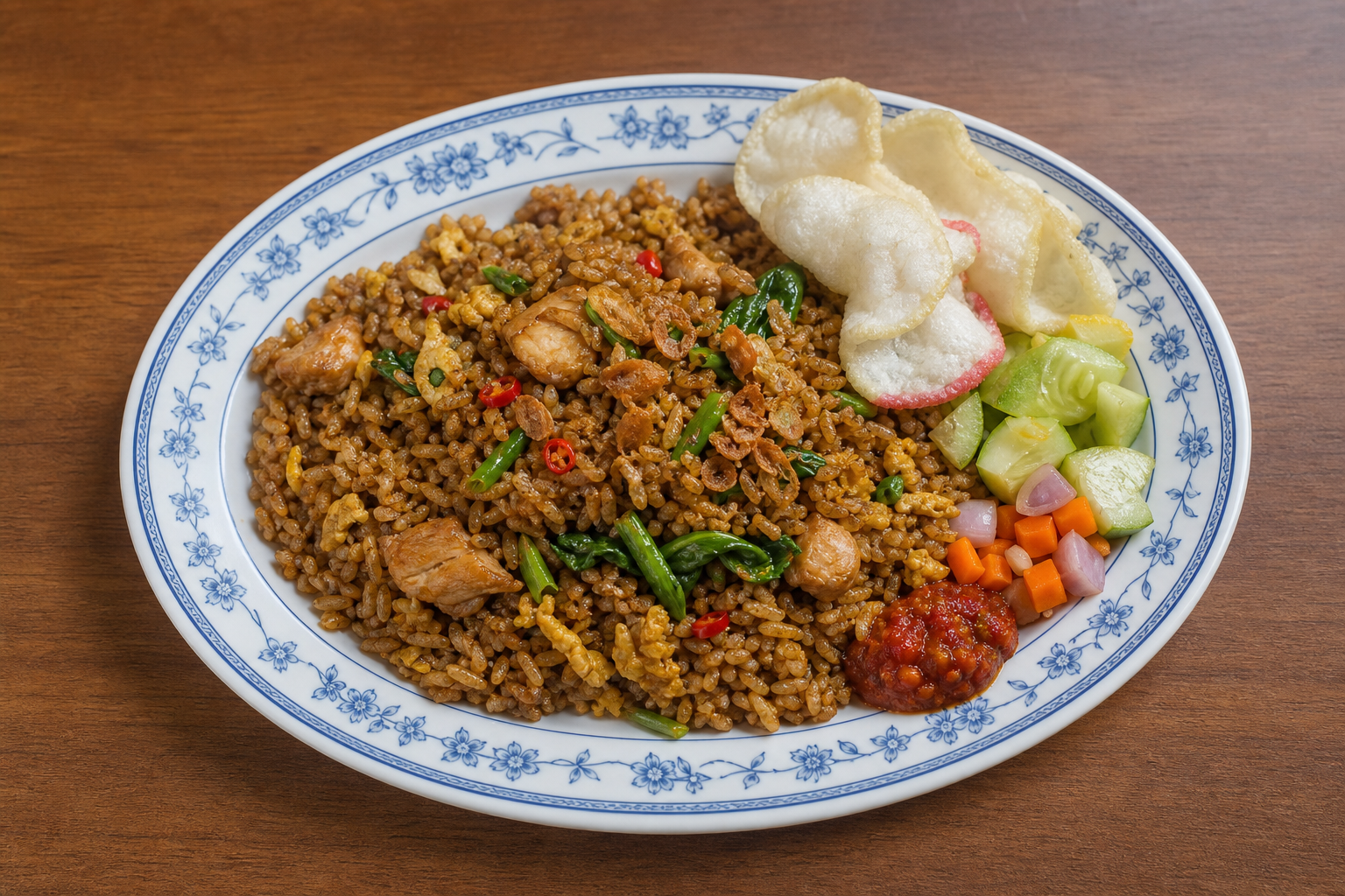 Photorealistic Indonesian nasi goreng P03 food image by VDAMO
