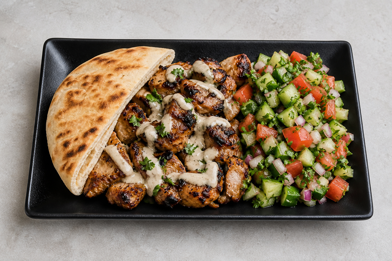 Photorealistic Levant wrap set P02 food image by VDAMO