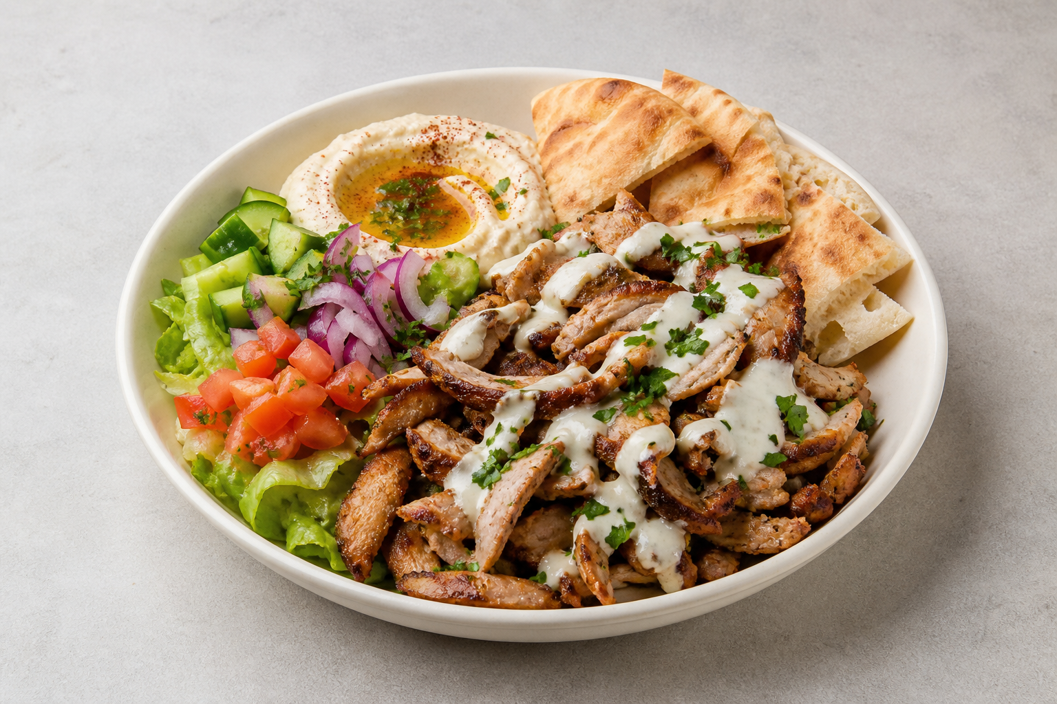 Photorealistic Levant wrap set P04 food image by VDAMO