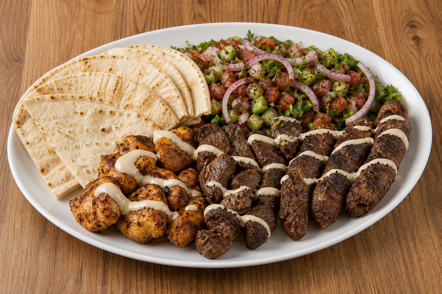 Photorealistic Levant wrap set P03 food image by VDAMO