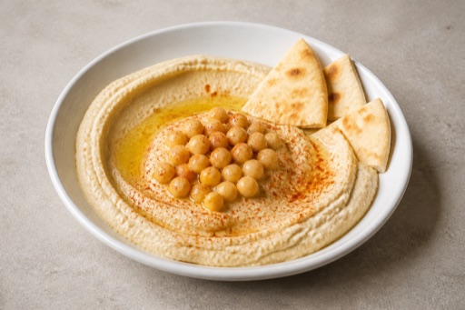 Photorealistic Hummus plate P04 food image by VDAMO