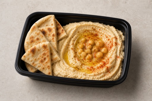 Photorealistic Hummus plate P06 food image by VDAMO