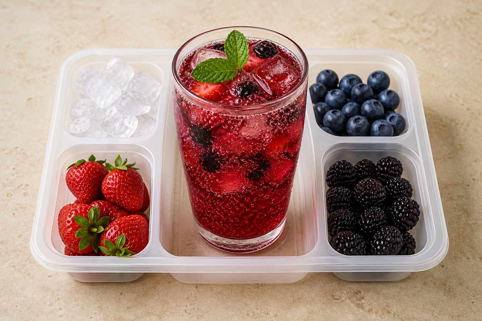 IN Sparkling berry drink bar-drink P08 — India dish
