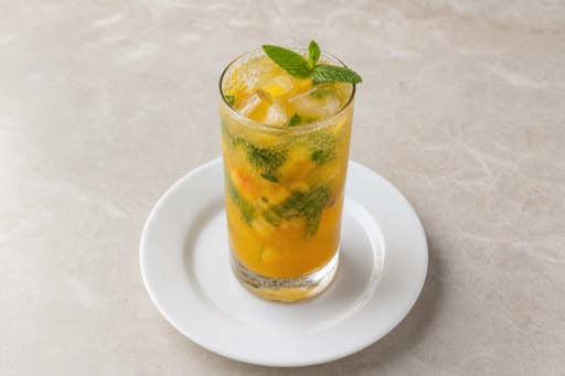 IN Tropical juice glass bar-drink P01 — India dish
