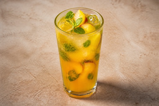 IN Tropical juice glass bar-drink P08 — India dish