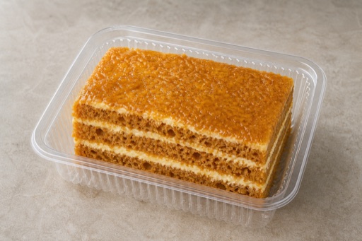 Photorealistic IN Honey cake slice dessert P07 food image by VDAMO