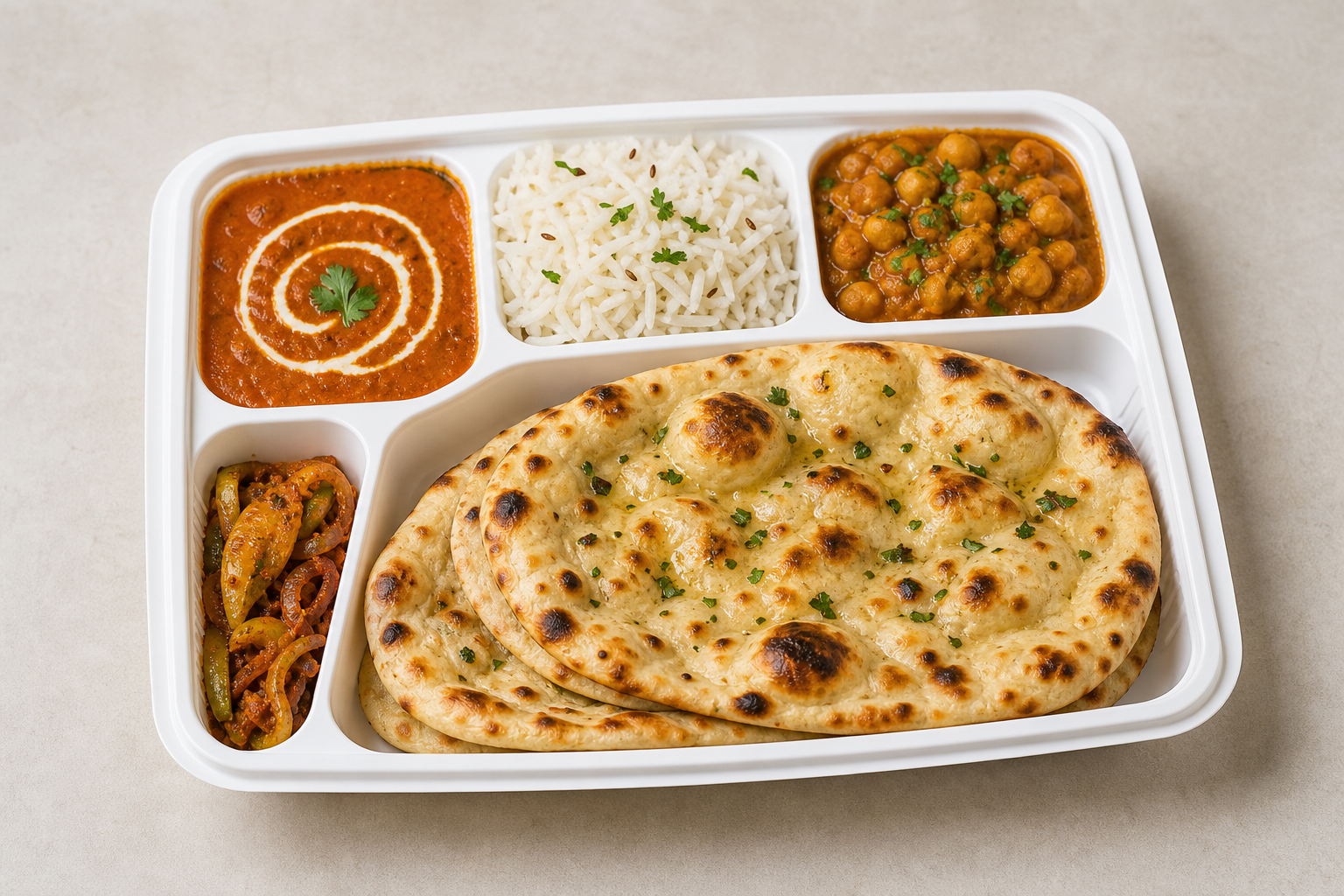 Photorealistic Naan bread P08 food image by VDAMO