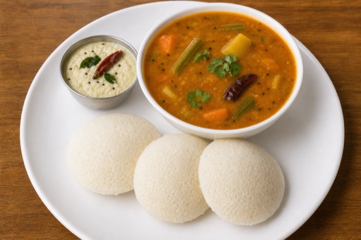 Idli sambar food image by VDAMO