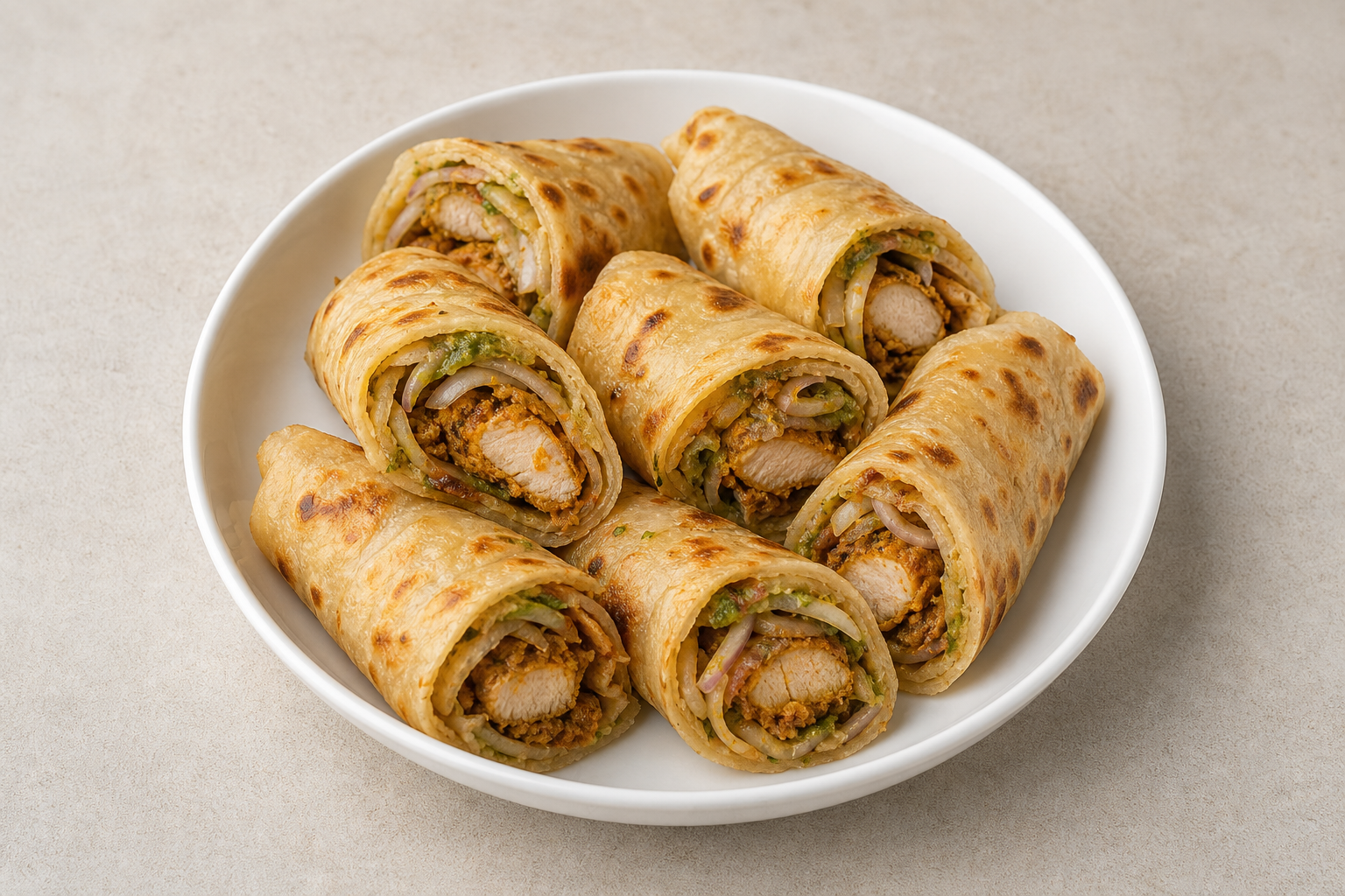 Photorealistic Kathi roll P04 food image by VDAMO