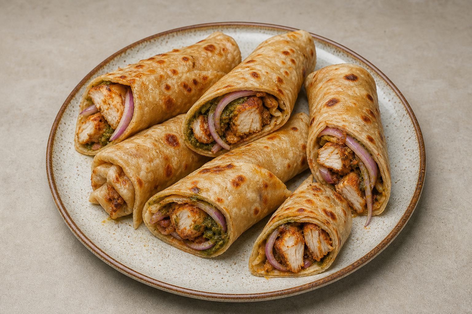 Photorealistic Kathi roll P10 food image by VDAMO