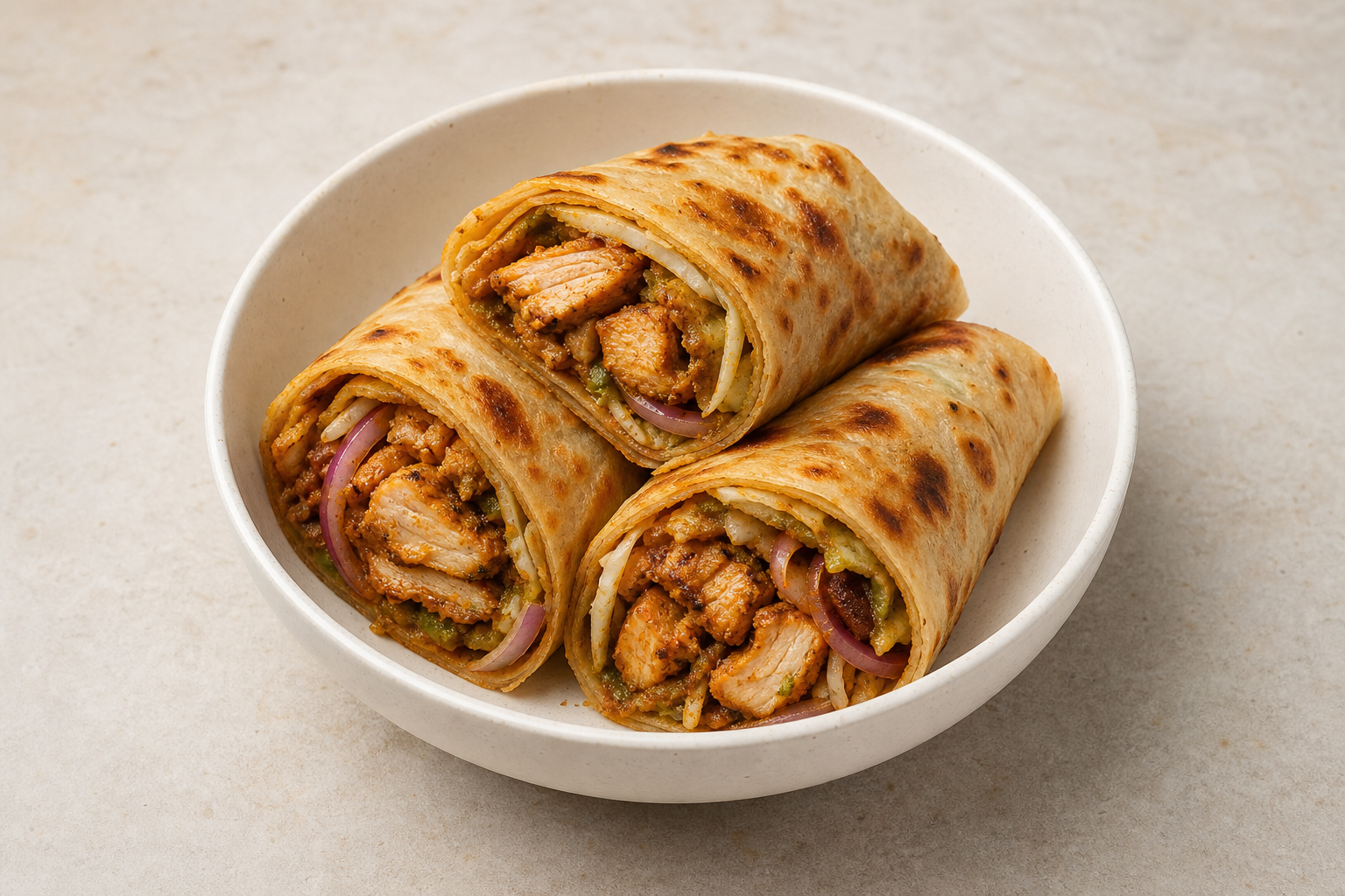 Photorealistic Kathi roll P04 food image by VDAMO
