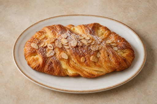 Photorealistic IT Almond Danish bakery P03 food image by VDAMO