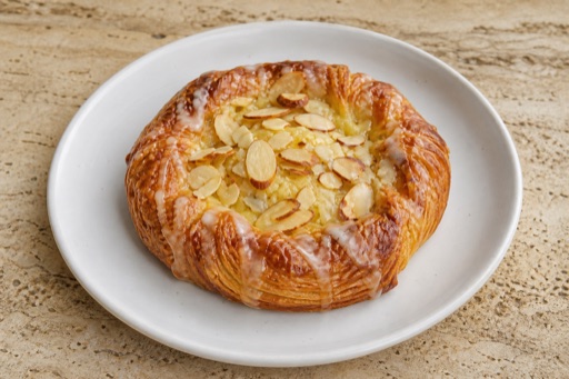 Photorealistic IT Almond Danish bakery P04 food image by VDAMO
