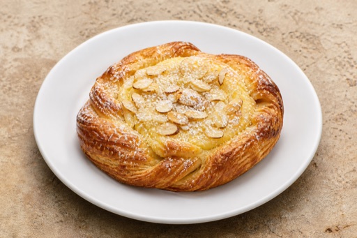 Photorealistic IT Almond Danish bakery P09 food image by VDAMO