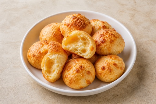 Photorealistic IT Cheese bread roll bakery P04 food image by VDAMO