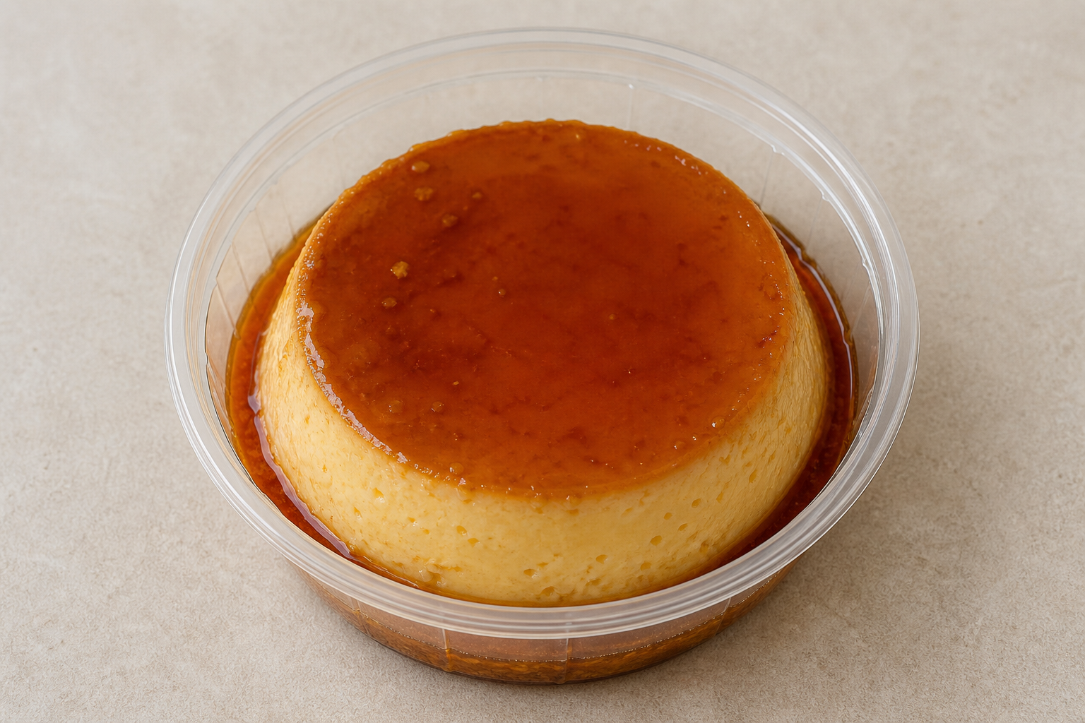 Photorealistic IT Caramel custard dessert P07 food image by VDAMO
