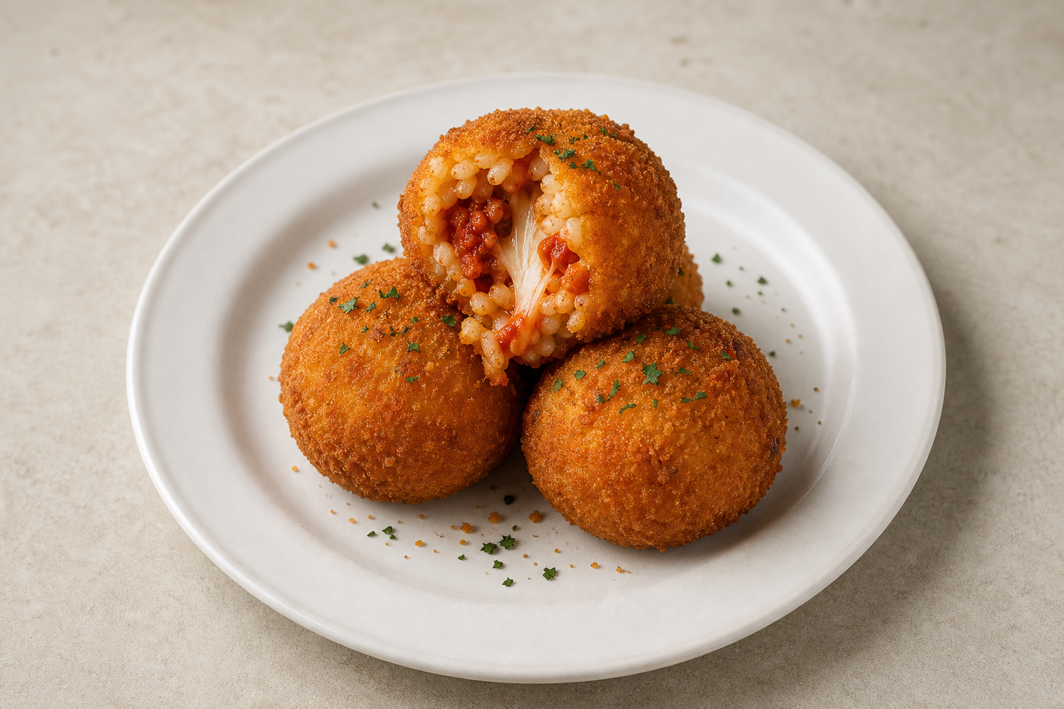 Photorealistic Arancini P01 food image by VDAMO