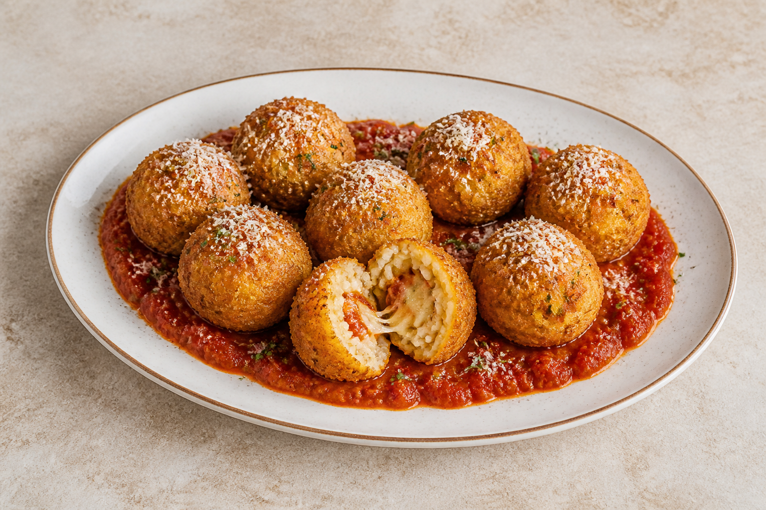 Photorealistic Arancini P03 food image by VDAMO