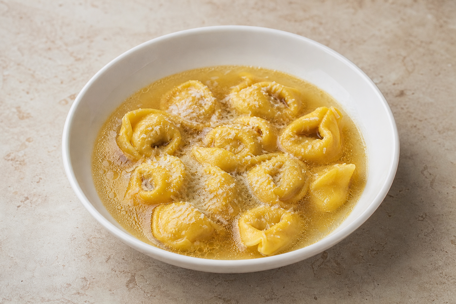 Photorealistic Tortellini in brodo P09 food image by VDAMO
