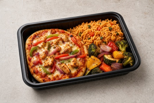 IT Family set meal pizza P06 — Italy dish