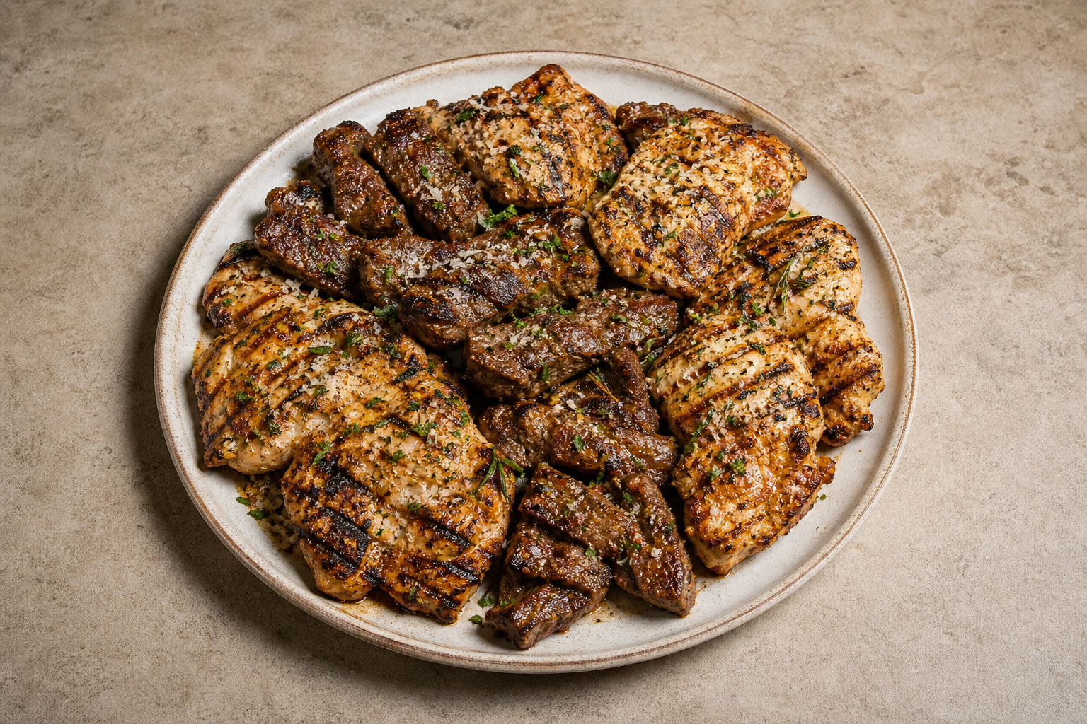 IT Grilled chicken meal steakhouse P10 — Italy dish