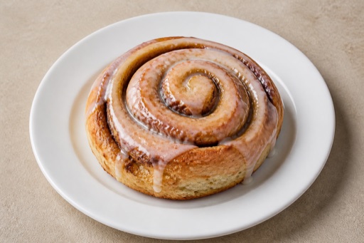 JM Cinnamon roll bakery menu photo, JM menu images by VDAMO
