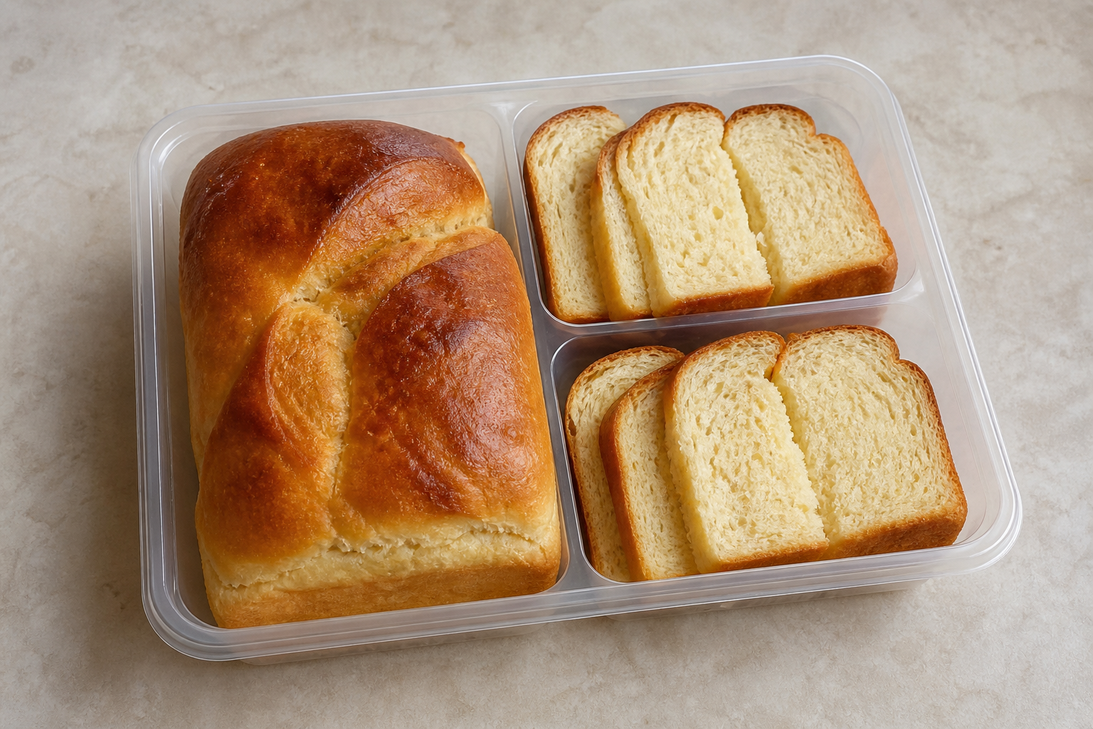 Photorealistic JM Milk bread loaf bakery P08 food image by VDAMO