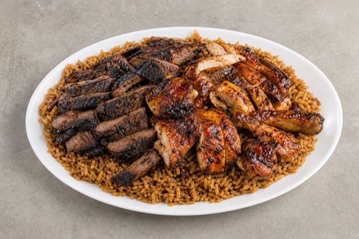Photorealistic JM Barbecue rice set barbecue P03 food image by VDAMO