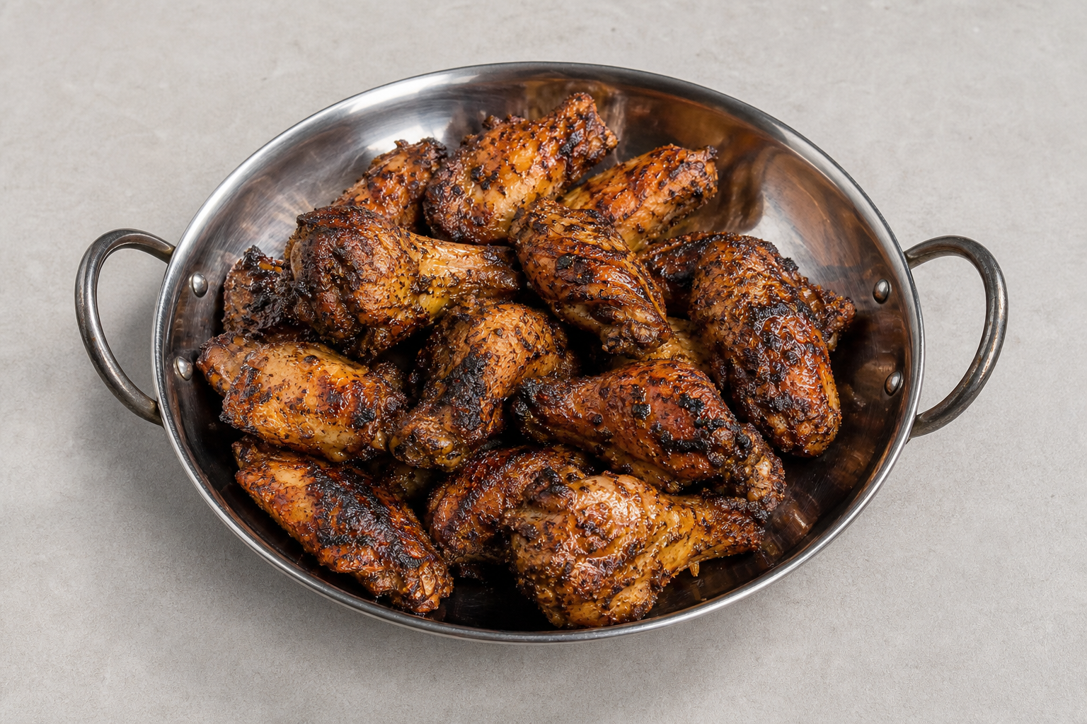 JM Spiced grilled wings barbecue P05 — Jamaica dish