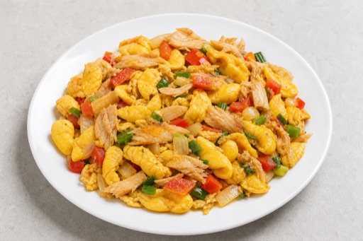 Photorealistic Ackee and saltfish P03 food image by VDAMO