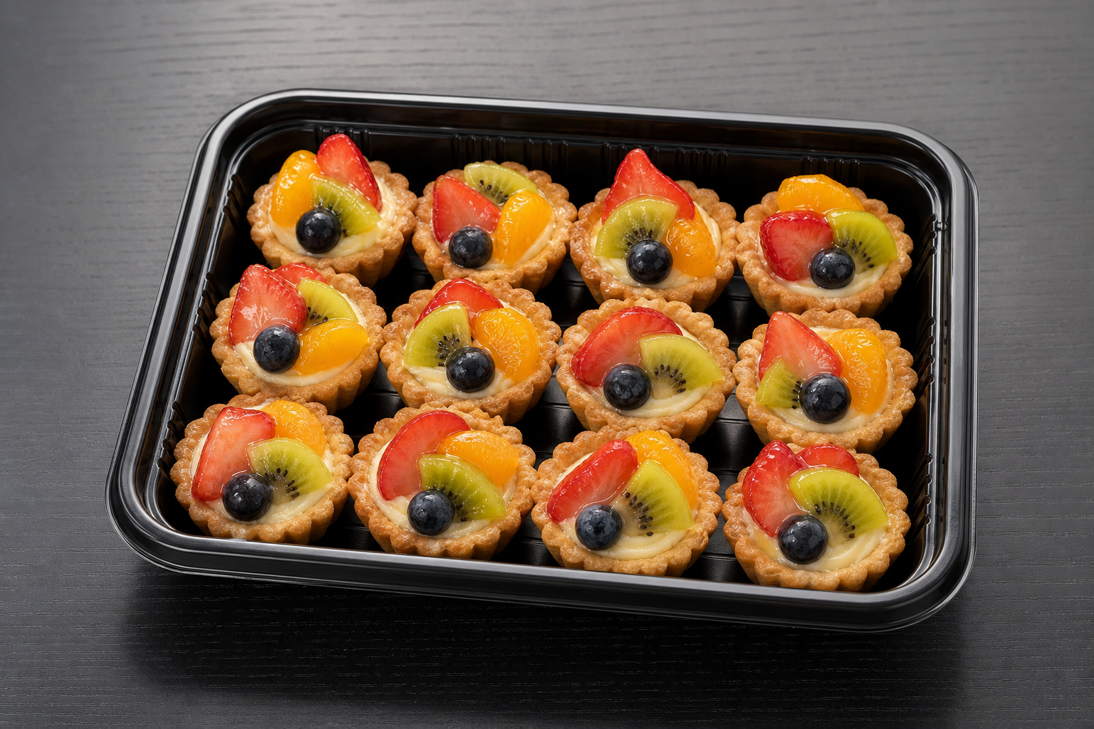 Photorealistic JP Mini fruit tart bakery P06 food image by VDAMO