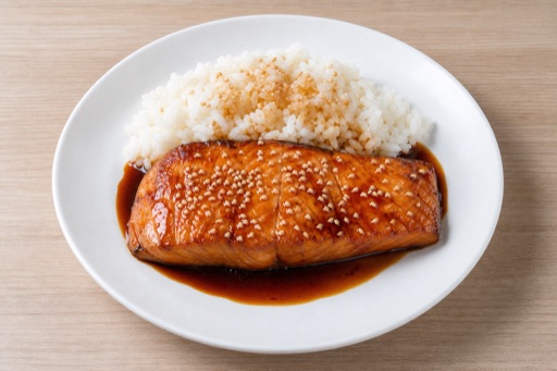 Salmon teriyaki food image by VDAMO