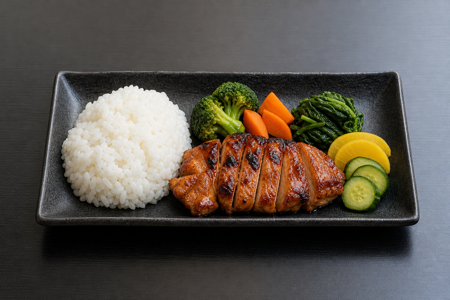 Photorealistic Japanese daily bento P02 food image by VDAMO